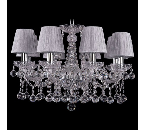 Подвесная люстра Bohemia Ivele Crystal 1413/8/200/Ni/Balls/SH6 1413