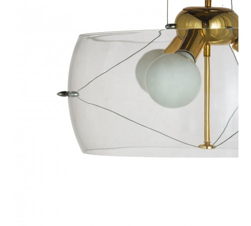 Подвесной светильник LUMINA DECO LDP 6018-500 PR+F.GD Globo