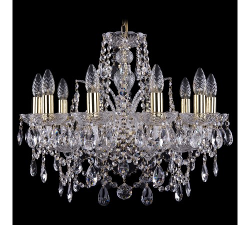 Подвесная люстра Bohemia Ivele Crystal 1411/10/195/G 1411