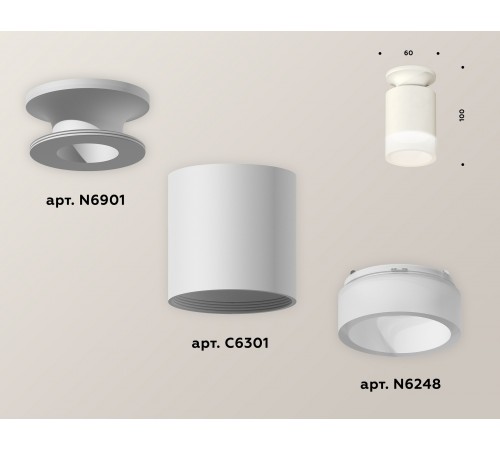 Накладной светильник Ambrella Light XS6301104 XS
