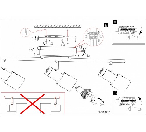 Спот Eglo 92086 Davida