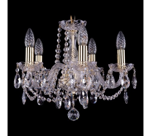 Подвесная люстра Bohemia Ivele Crystal 1402/5/141/G 1402