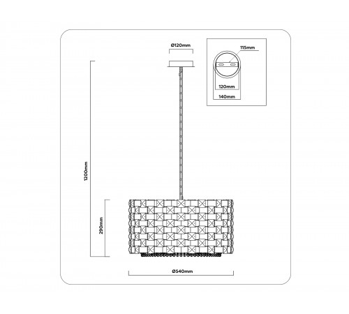 Подвесной светильник Ambrella Light LH41001 LH