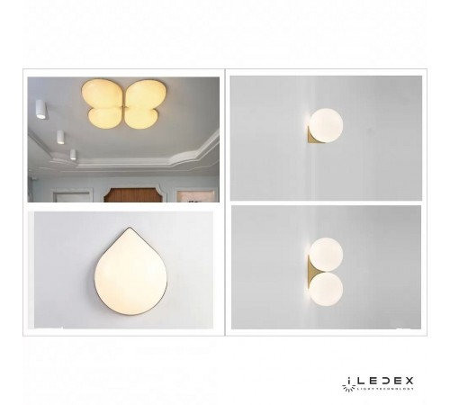 Накладной светильник iLedex 6008W-18W-3000K WH-GL Omega