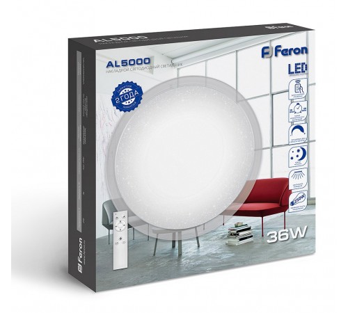 Накладной светильник Feron Saffit 29633 AL5000