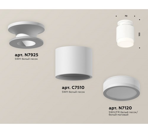 Накладной светильник Ambrella Light XS7510043 XS
