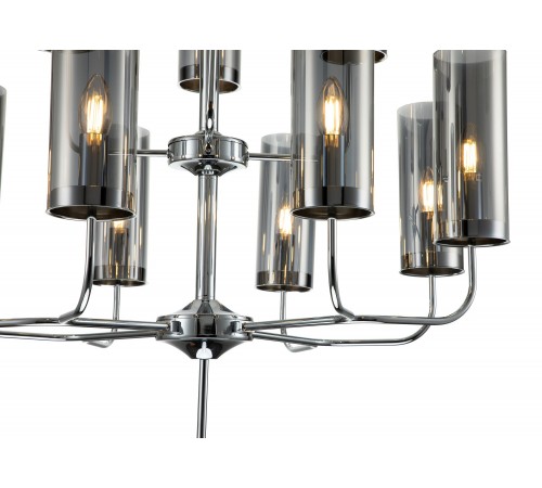 Люстра на штанге Indigo 13014/12R Chrome Balletto