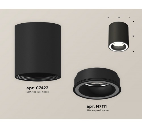 Накладной светильник Ambrella Light XS7422020 XS