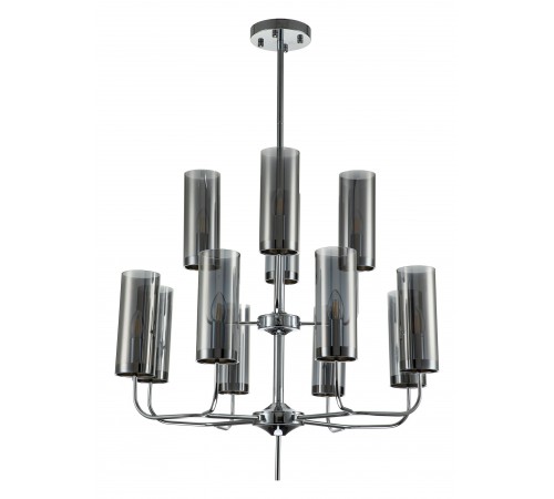Люстра на штанге Indigo 13014/12R Chrome Balletto