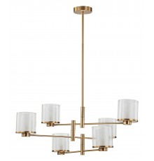 Люстра на штанге Indigo 13023/6R Brass Bilancia