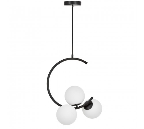 Подвесная люстра LUMINA DECO LDP 7031-3 BK BONIO