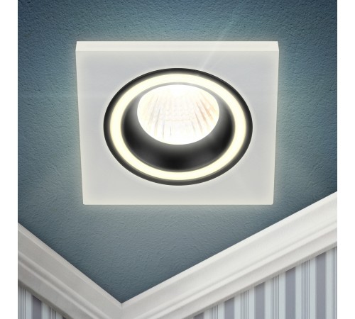 Встраиваемый светильник Эра DK91 WH/BK