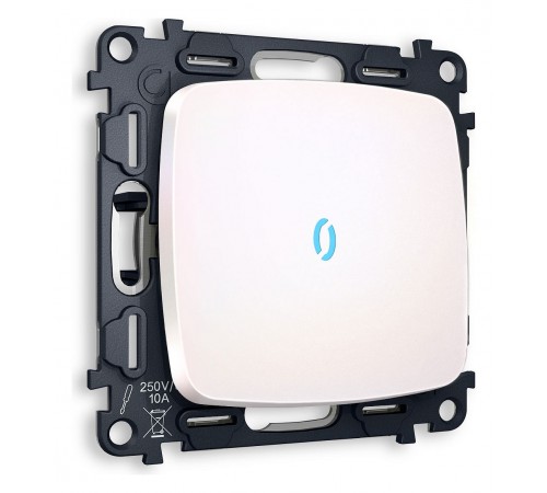 Выключатель одноклавишный с подсветкой без рамки Ambrella Volt MO202020 Quant