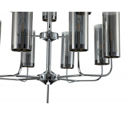 Люстра на штанге Indigo 13014/12R Chrome Balletto