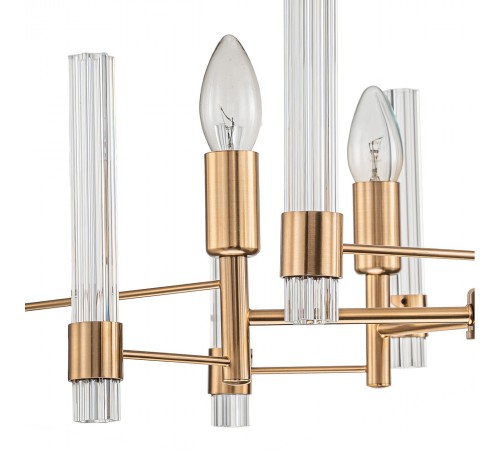 Подвесная люстра Indigo 11040/5P Brass Favara