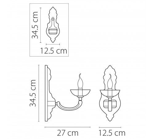 Бра Osgona 697612 Barcato