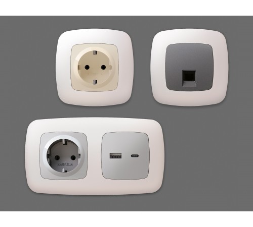 Рамка на 2 поста Ambrella Volt OF140202 Ecta