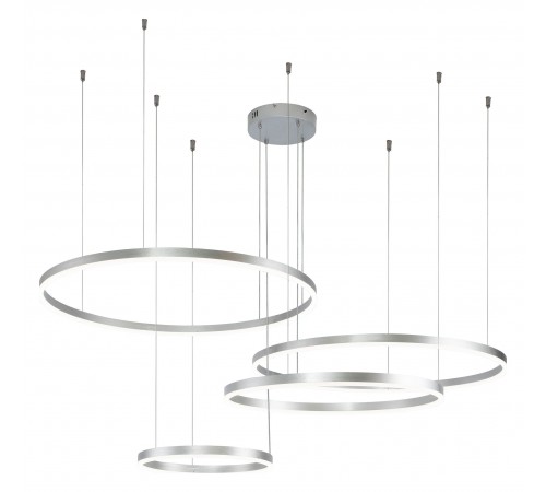 Подвесной светильник Indigo 14001/4P Silver Galass