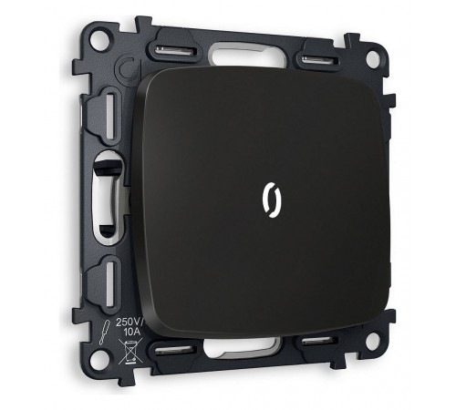 Выключатель проходной одноклавишный с подсветкой без рамки Ambrella Volt MO802035 Quant