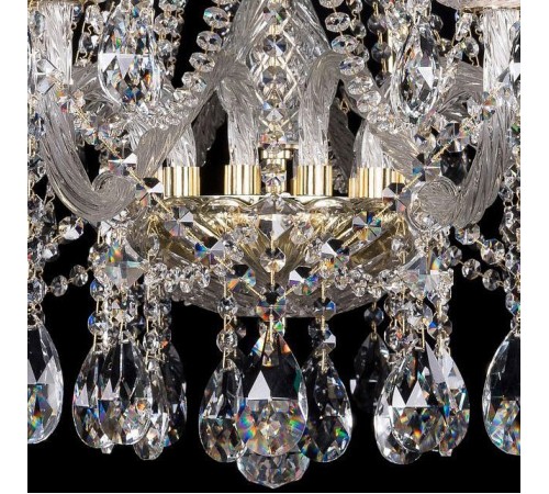 Подвесная люстра Bohemia Ivele Crystal 1413/12/360/G 1413