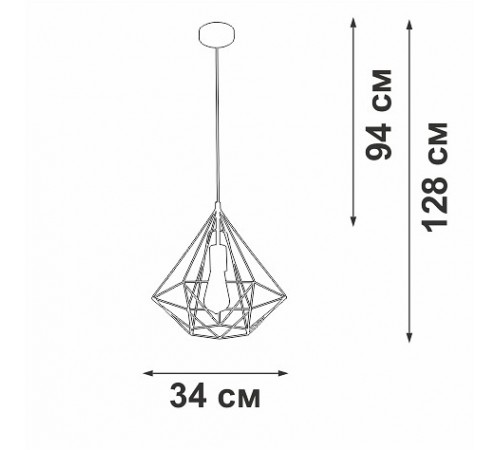 Подвесной светильник Vitaluce V2804-1/1S V2804