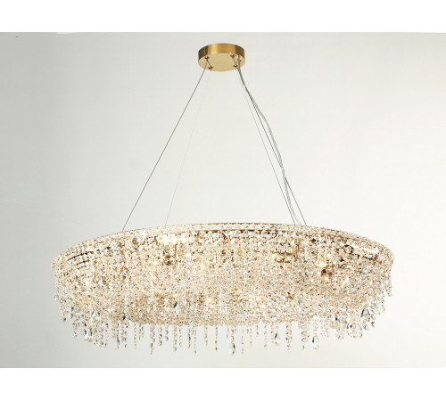 Подвесная люстра Newport 10910+6/S gold 10900