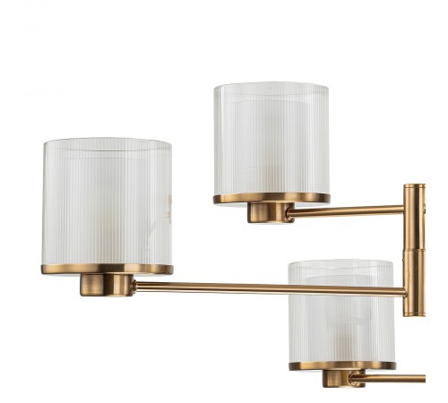 Люстра на штанге Indigo 13023/6R Brass Bilancia