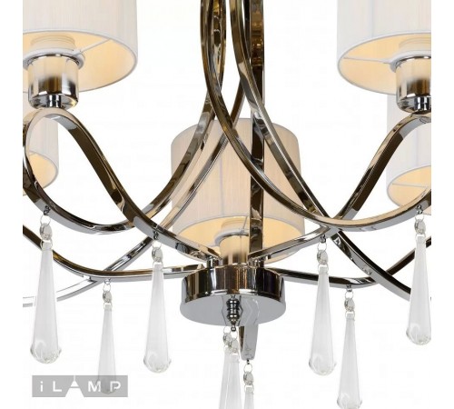 Подвесная люстра iLamp RM1029/5CR Bella