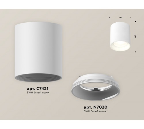Накладной светильник Ambrella Light XS7421010 XS