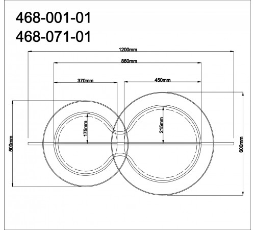 Накладной светильник Velante 468-001-01 468