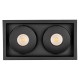 Встраиваемый светильник Arlight 26877 CL-SIMPLE-S148x80-2x9W Day4000 (BK, 45 deg)