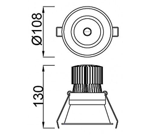 Встраиваемый светильник Mantra C0074 Formentera