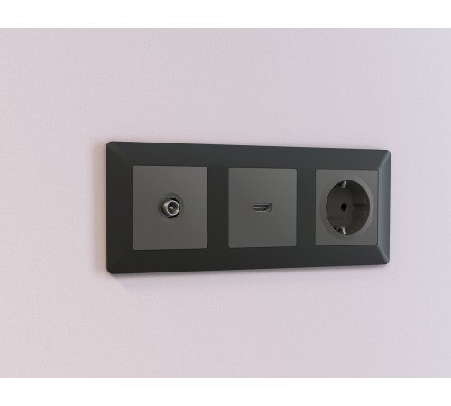 Накладка для розетки HDMI Ambrella Volt AP9140 Quant