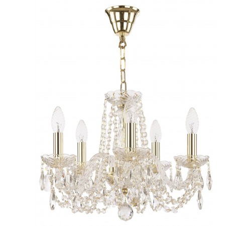 Подвесная люстра Bohemia Ivele Crystal 1402/5/141/G 1402
