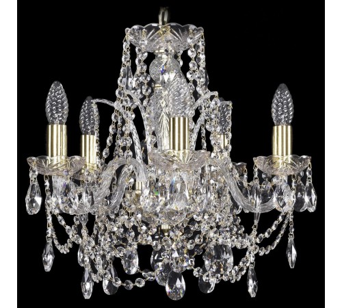 Подвесная люстра Bohemia Ivele Crystal 1411/5/141/G 1411
