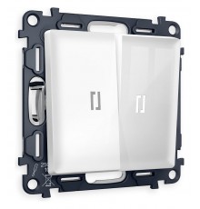 Выключатель проходной двухклавишный с подсветкой Ambrella Volt MA104035 Quant