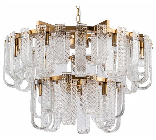 Подвесная люстра Indigo 12027/18P Brass Brina