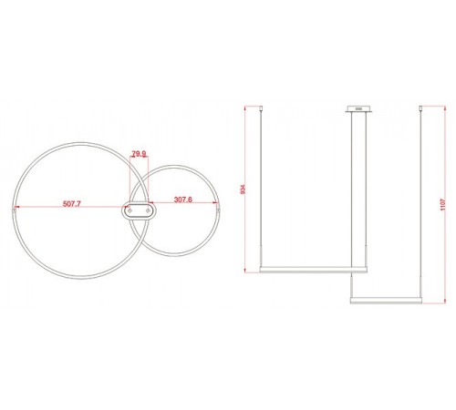 Подвесной светильник Kink Light 08219,33P(3000K) Тор