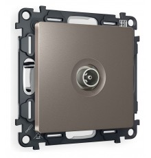 ТВ-розетка проходная без рамки Ambrella Volt MA643030 Quant