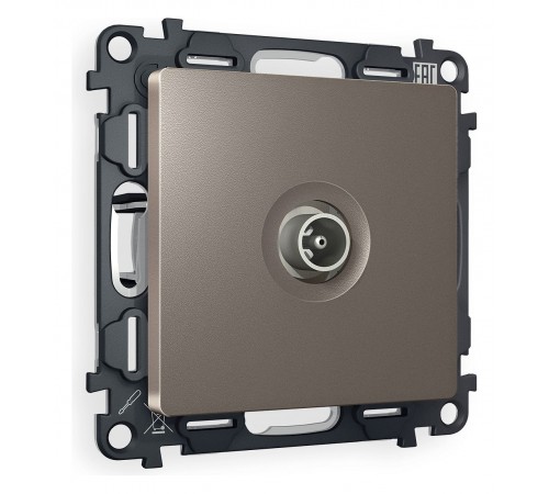 ТВ-розетка проходная без рамки Ambrella Volt MA643030 Quant