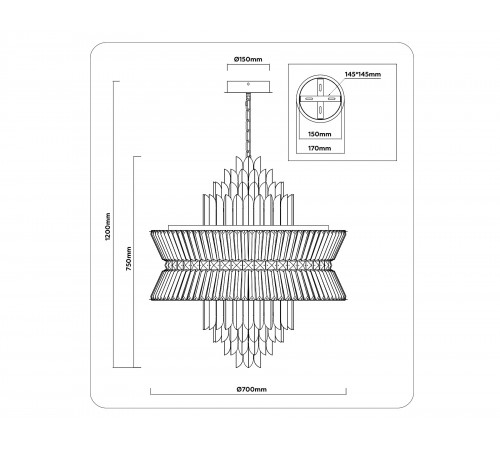 Подвесной светильник Ambrella Light LH41026 LH