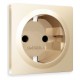 Накладка для розетки с заземлением и со шторками Ambrella Volt AP6070 Quant