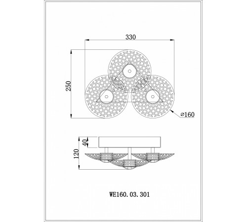 Бра Wertmark WE160.03.301 Pamela