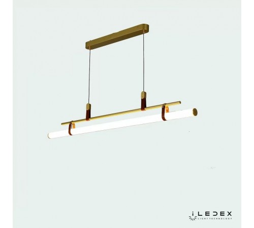 Подвесной светильник iLedex 9498P-46W-3000K GL-BR-WH Zoom