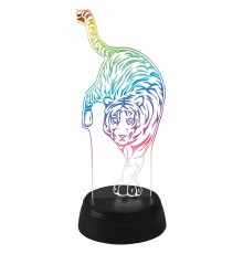 Зверь декоративный ULI-M506 RGB/3AA TIGER/BLACK UL-00008401