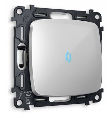 Выключатель проходной одноклавишный с подсветкой без рамки Ambrella Volt MO402040 Quant