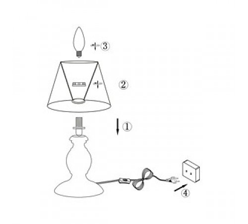 Настольная лампа декоративная Globo 21691 Metalic