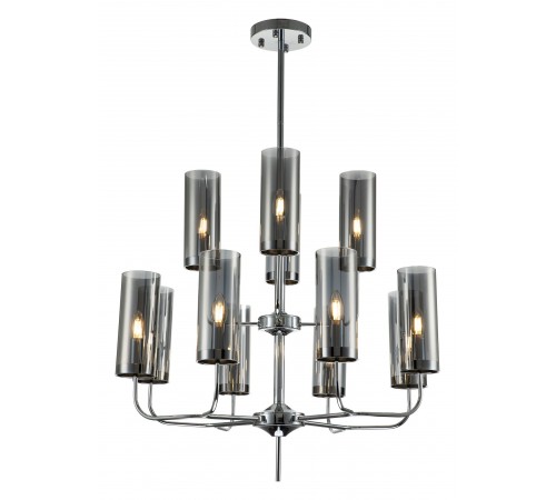 Люстра на штанге Indigo 13014/12R Chrome Balletto