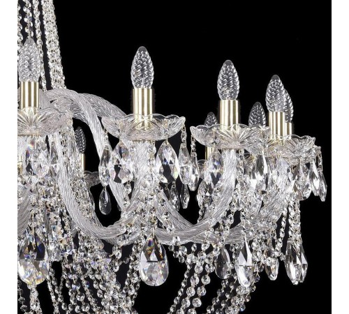 Подвесная люстра Bohemia Ivele Crystal 1402/20/460/h-115/G 1402