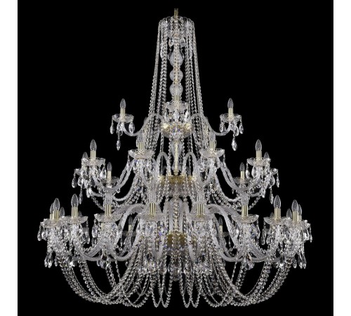 Подвесная люстра Bohemia Ivele Crystal 1402/20+10+5/530/3d/G 1402